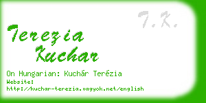 terezia kuchar business card